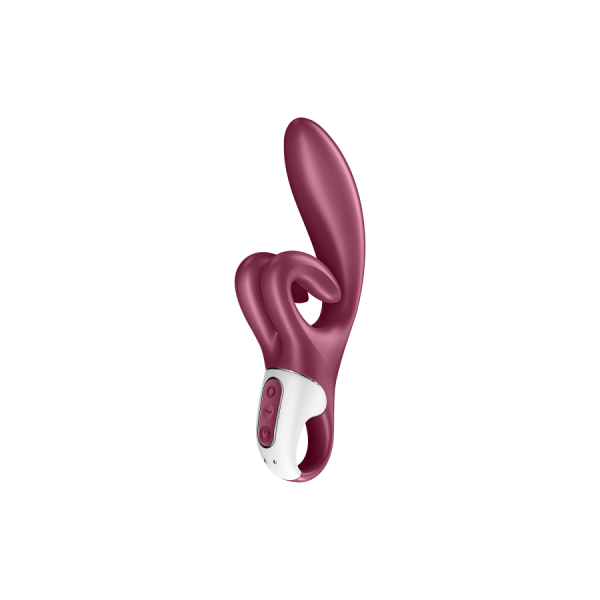 Vibromasseur rabbit point G rouge double stimulation clitoridienne Touch Me Satisfyer 
